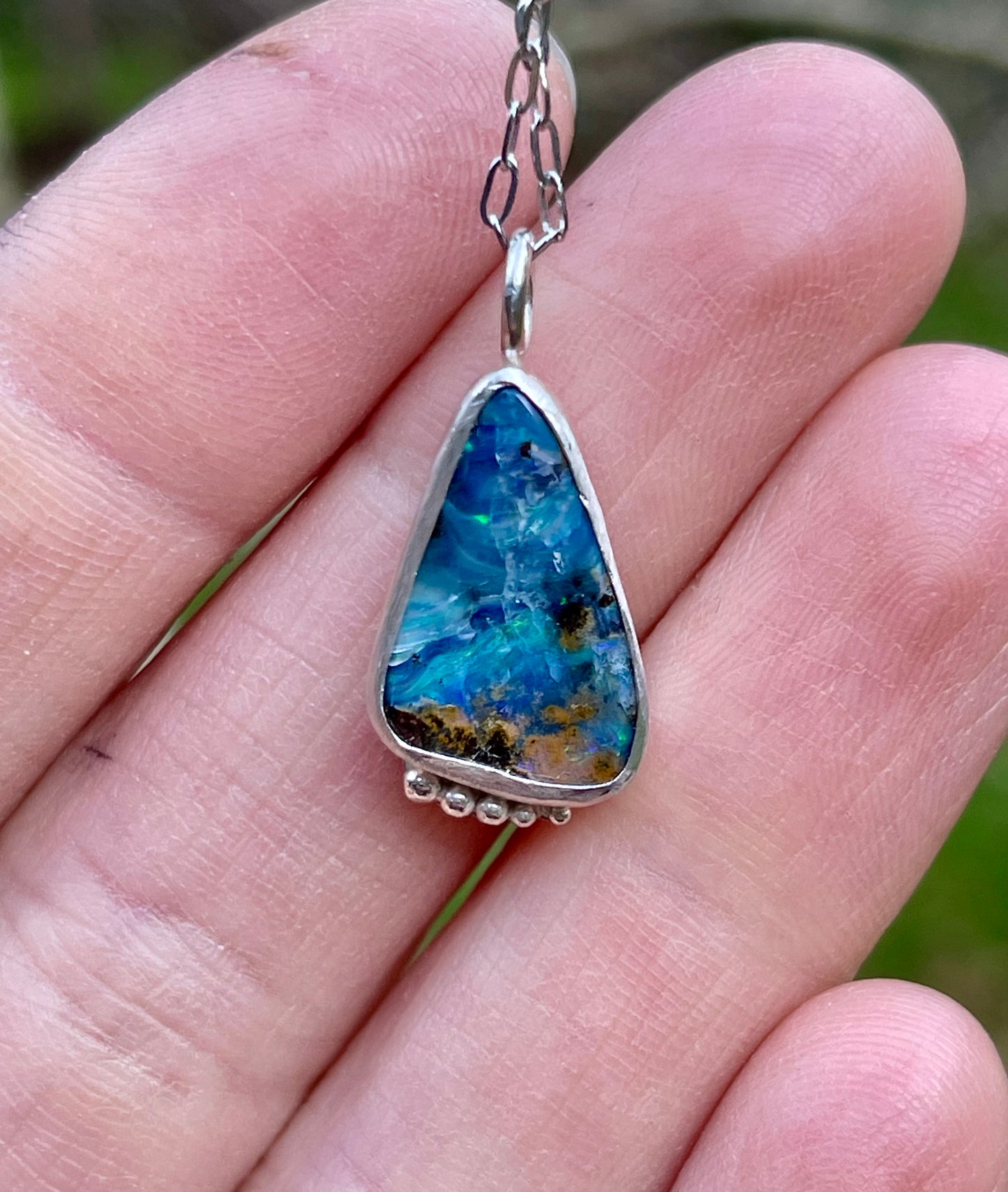 Boulder Opal Pendant