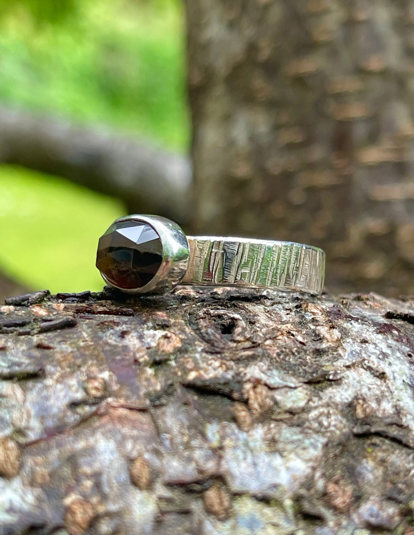 Riverstone Montana Agate Ring {size 7.25}