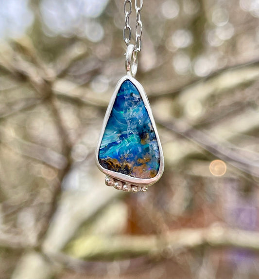 Boulder Opal Pendant